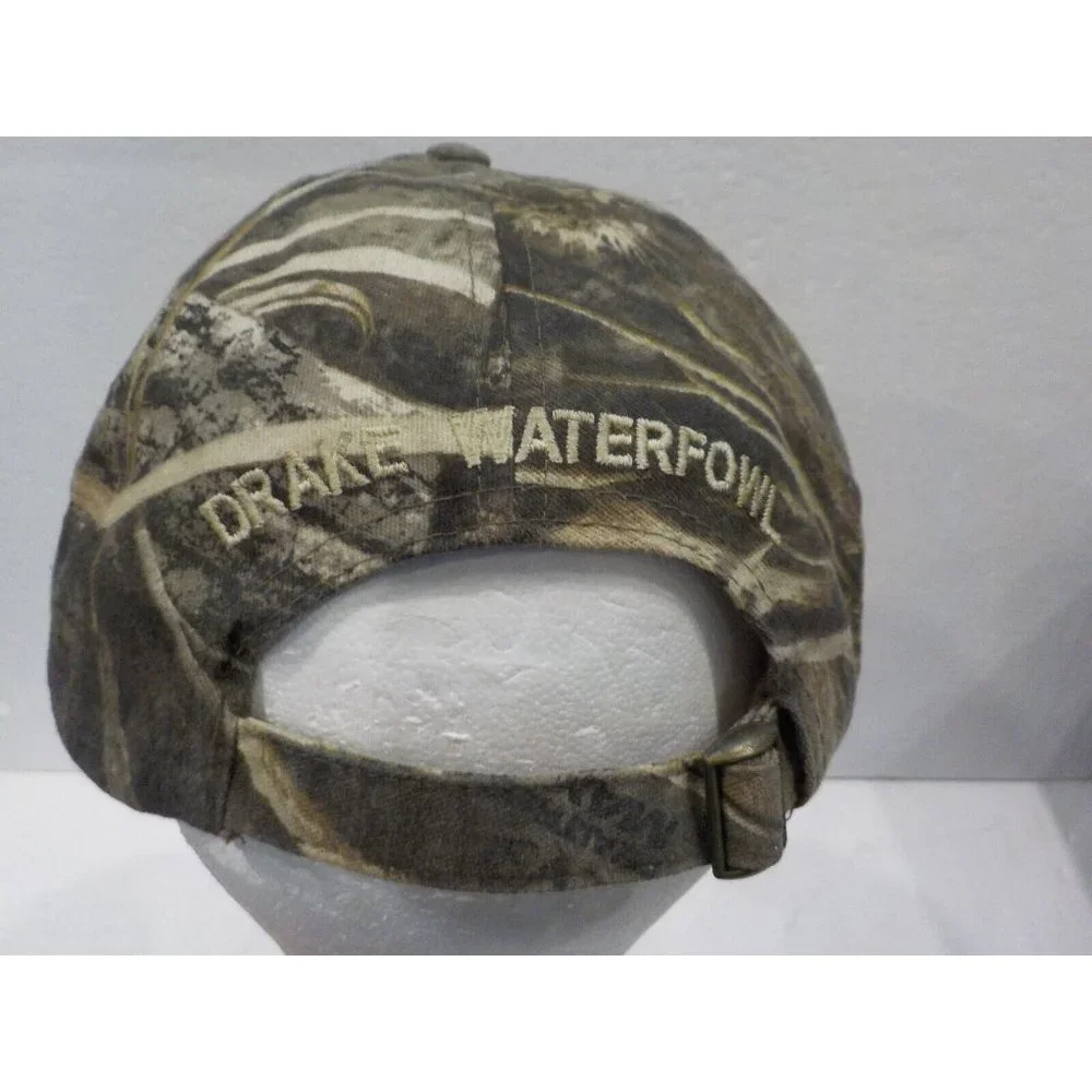 Drake Waterfowl Systems Waterproof Realtree Camouflage Buckle Back Hat/Ball Cap